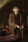 Charles Spencelayh Canvas Paintings - The Cause of All The Trouble